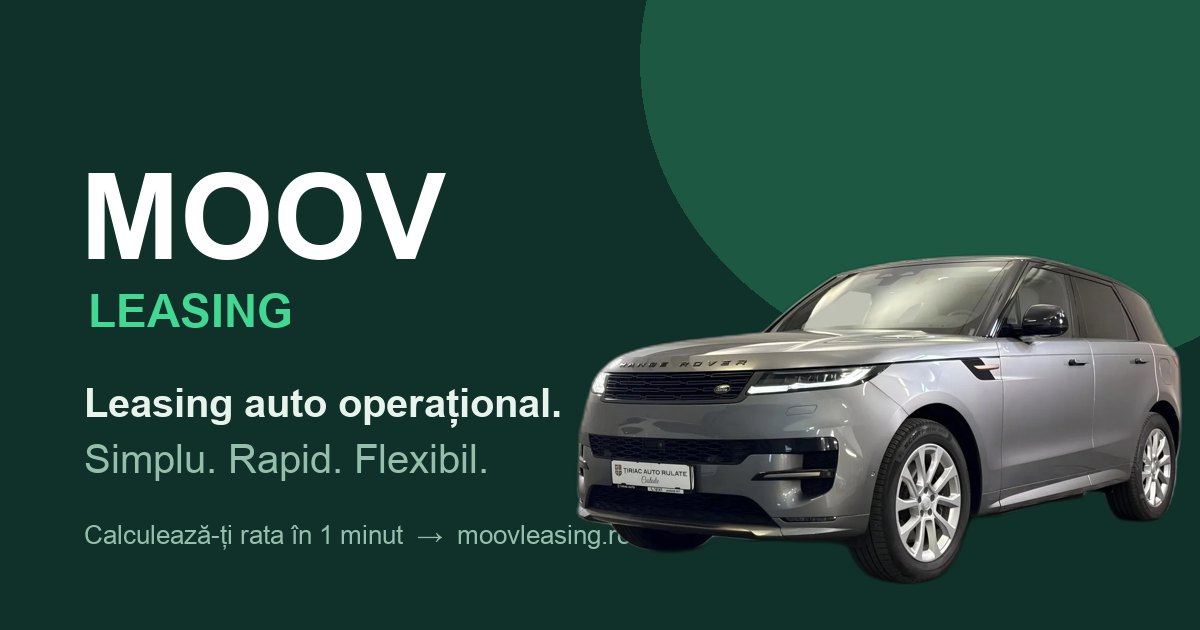 BMW X5 în leasing operațional MOOV